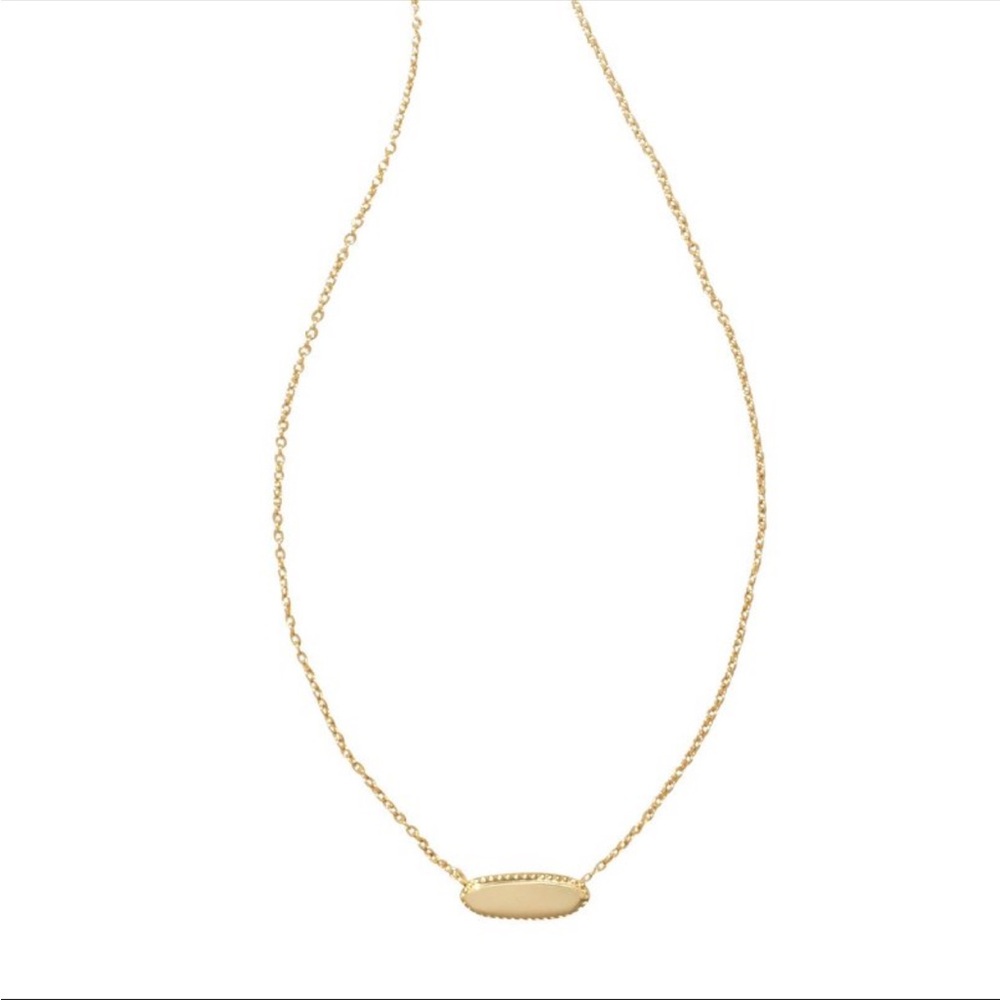 Kendra Scott Eva Dichroic Glass Rhodium Over Brass Pendant Necklace - Silver